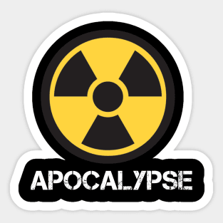 Apocalypse t-shirt end of the world Sticker